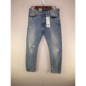 Levi's Mens 512 Slim Jeans Slim Taper Fit Hypertrack Destructed 32Wx30L